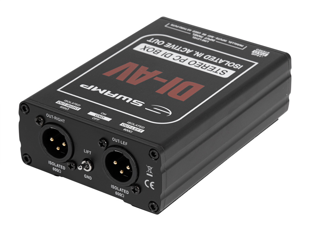 SWAMP Stereo AV DI Box for PC Laptop iPod CD player SWAMP