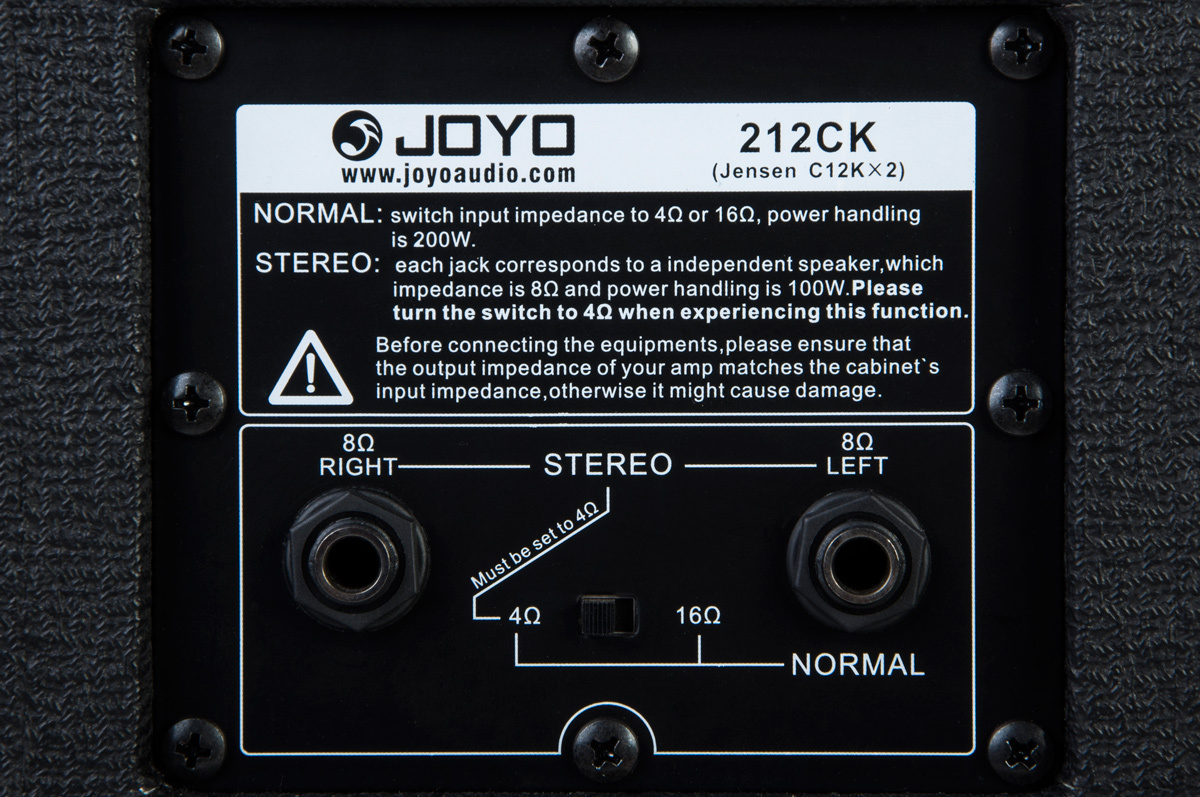 Joyo 212pq 2x12 Guitar Speaker Cabinet Swamp
