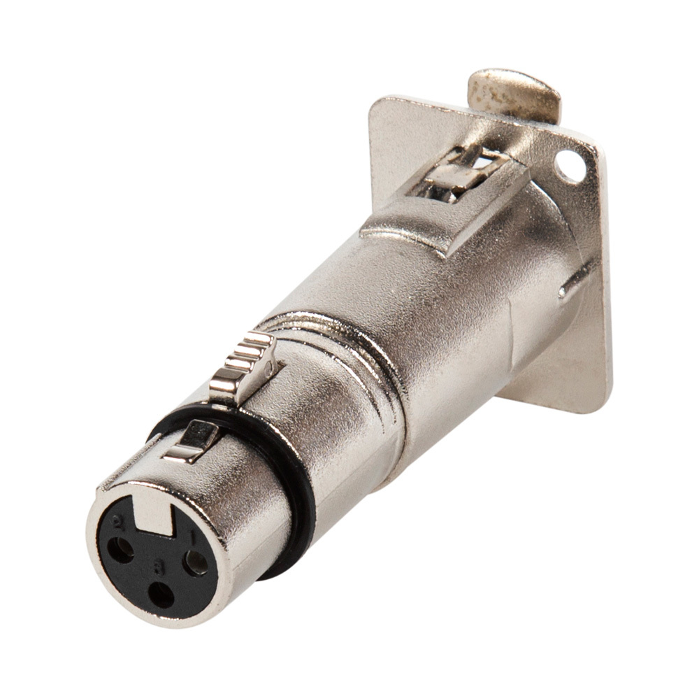 SWAMP XLR(f) to XLR(f) Feed Through Connector Panel Mount Adapter SWAMP
