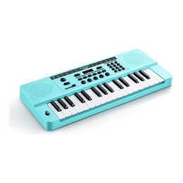 Donner DEK-32 32-Key Portable Electronic Keyboard - Cyan