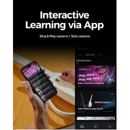 Enya Cyber-G Stringless Smart Guitar Hybrid - Black