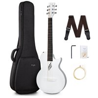 Enya Nova Go 35" Carbon Fibre Guitar - Acoustic - White