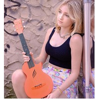 Enya Nova U Carbon Concert Ukulele - Red - includes pickup