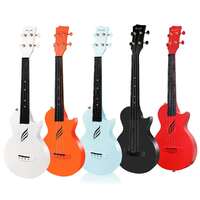 Enya Nova U Carbon Concert Ukulele - White
