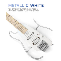 Donner HUSH-X Electric Guitar Kit - White