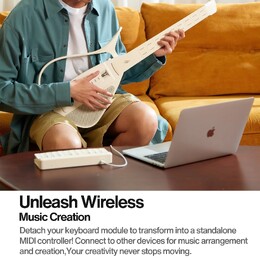 Enya Cyber-G Stringless Smart Guitar Hybrid - Black