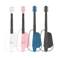 Enya NEXG 2 Carbon Fibre Acoustic Smart Guitar - V1 Upgrade - Pink
