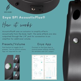 Enya Nova Go 35" Carbon Fibre Guitar - AcousticPlus - Purple