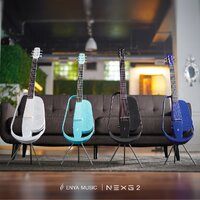 Enya NEXG 2 Carbon Fibre Acoustic Smart Guitar - Deluxe - White