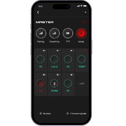 Saramonic WiTalk9X 9S 9-Person Single-Ear Wireless Intercom Headset System