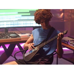 Enya Cyber-G Stringless Smart Guitar Hybrid - Black