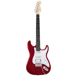 Artist AS1 ST-Style HSS Electric Guitar with 10W Amplifier - Candy Apple Red
