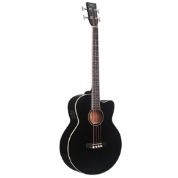 Artist ABJ42 Acoustic Bass with Cutaway and EQ - Black