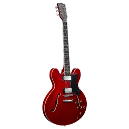 Artist CHERRY58 Hollow Body Electric Guitar with Humbucker Pickups