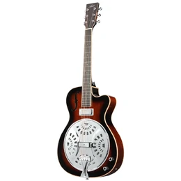 Artist RS10EQ Resonator Guitar with Pickup - Sunburst