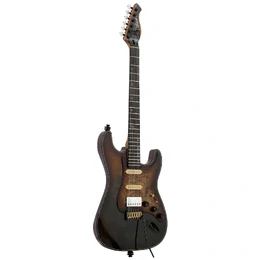 Artist AS78 Bound Burl Electric Guitar with HSS Pickups