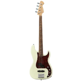 Artist APJ4A Active/Passive Hybrid Bass Guitar - Vintage White