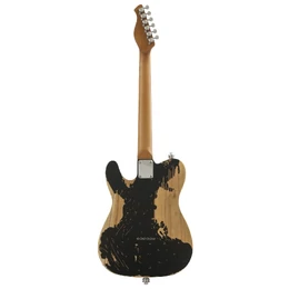 Artist AT53V2 Black Aged Electric Guitar with Hot Single Coil Pickups