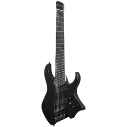 Artist AG78V3 Multi-Scale Headless 8 String Electric Guitar - Black