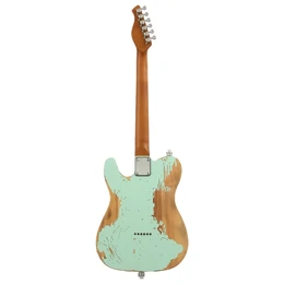 Artist AT53 Aged Electric Guitar with Hand Made Pickups - Vintage Green