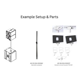 Audiocenter Mounting Bracket for T45 Line Array Speaker