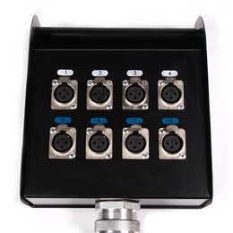 Multicore Cable w/ Stage Box - 8 Send Channels - 30m