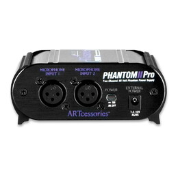ART Phantom II Pro Dual Channel 48V Phantom Power Supply