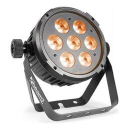 Beamz BT280 LED Flat Parcan with DMX and IRC - RGBAW-UV 7 x 10W