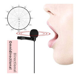 COMICA CVM-M-O1 Omni-Directional Lavalier Lapel Microphone