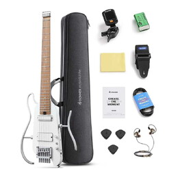 Donner HUSH-X PRO Electric Guitar Kit - White