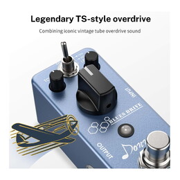 Donner Blues Drive Vintage Overdrive Guitar Pedal