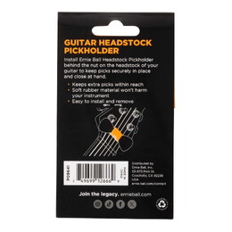 Ernie Ball 9641 Pickholder - Guitar Headstock