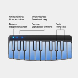 Enya Cyber-G Keyboard Module - Melodies & Solo Mode - Black