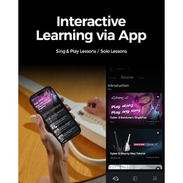 Enya Cyber-G Stringless Smart Guitar & Keyboard Hybrid - Pick - Blue