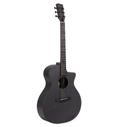 Enya EGA-X0 41" Grand Auditorium HPL Spruce Acoustic Guitar - Black