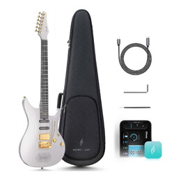 Enya Inspire Smart Super Strat Electric Guitar - Oziel Signature - Midnight Grey