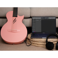Enya Nova Go 35" Carbon Fibre Guitar - AcousticPlus - Pink
