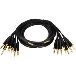 Mogami Gold 8 Way TRS to TRS Balanced Snake Cable - 10ft
