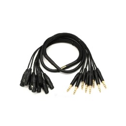 Mogami Gold 8-way TRS to XLR Female Balanced Snake Cable - 10ft