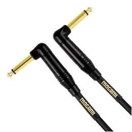 Mogami Gold Instrument Pedal Effects Right Angle Patch Cable - 24 inch
