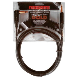 Mogami Gold Instrument Cable R/A Gold Plated Neutrik Plug - 18ft