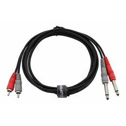 SWAMP Dual 1/4" Jack to RCA Cable - 5m