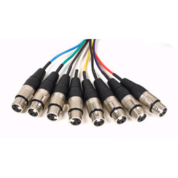 SWAMP Premium 8-way XLR Audio Snake Cable Loom - 15m