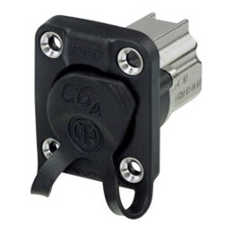 Neutrik NE8FDX-Y6-B etherCON Ethernet CAT6A IDC Panel Connector D-Style