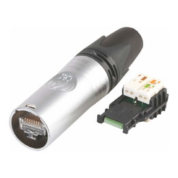 Neutrik NE8MX6 Heavy-duty Nickel-plated CAT6A Cable Connector