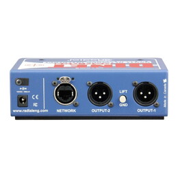 Radial DiNET DAN-TX2 Dante Network DI 2-Channel Audio Transmitter