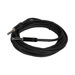 SWAMP Black Generic 1/4" Mono Jack Guitar Lead - 7m