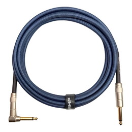 SWAMP TRG Series Braided Guitar Lead - Blue - 3m