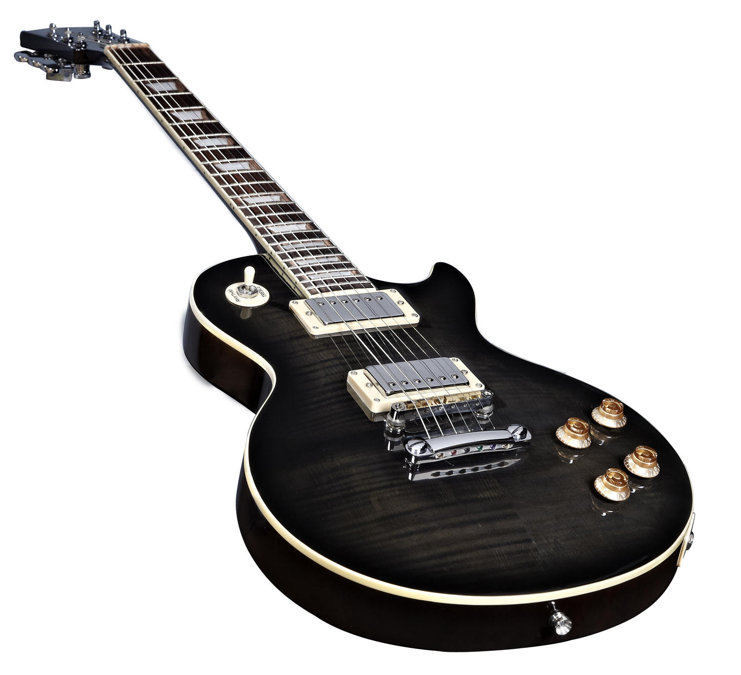 LP59 Deluxe Translucent Black Electric Guitar SWAMP