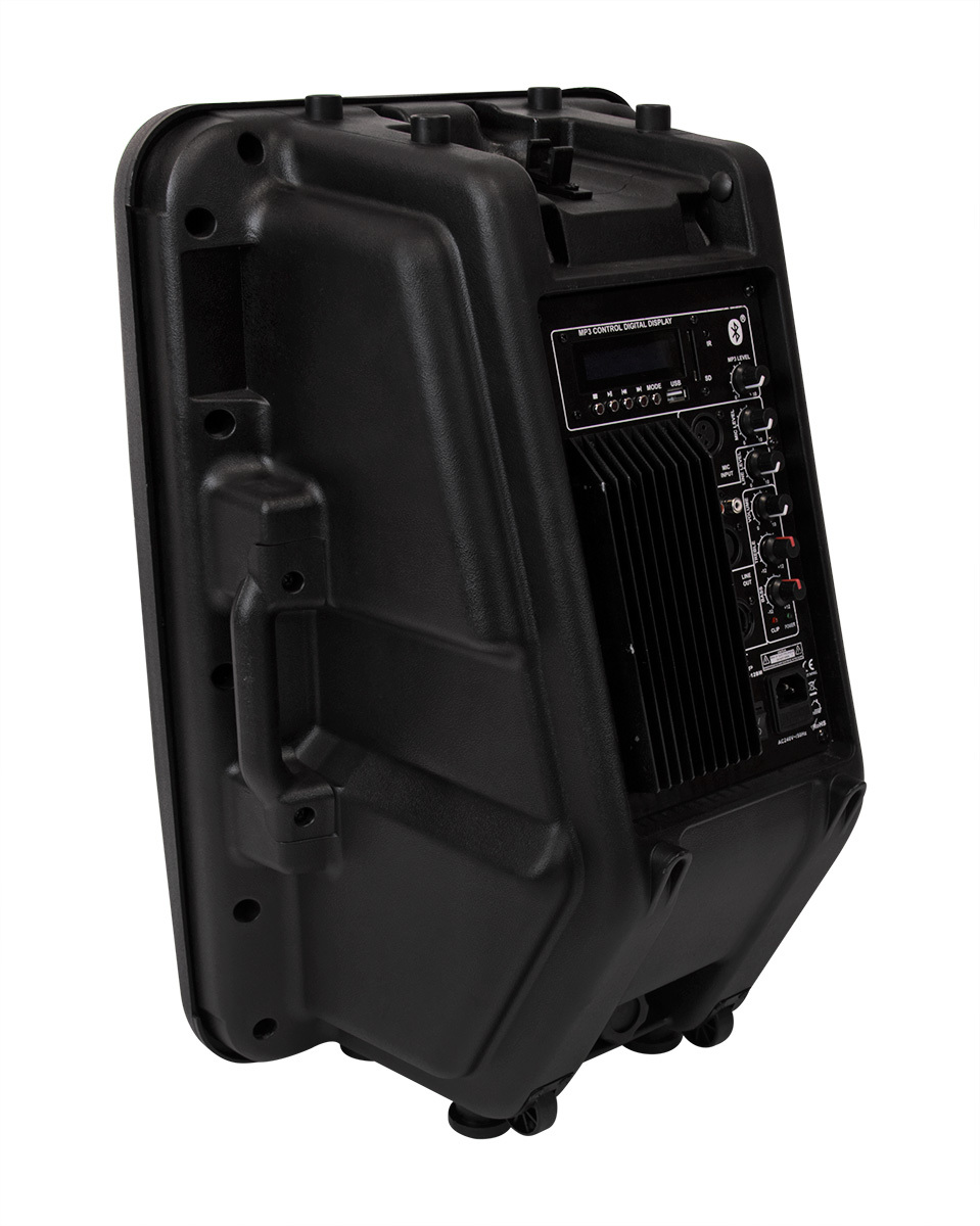 Bi Amped Powered PA Speaker 12 inch SWAMP